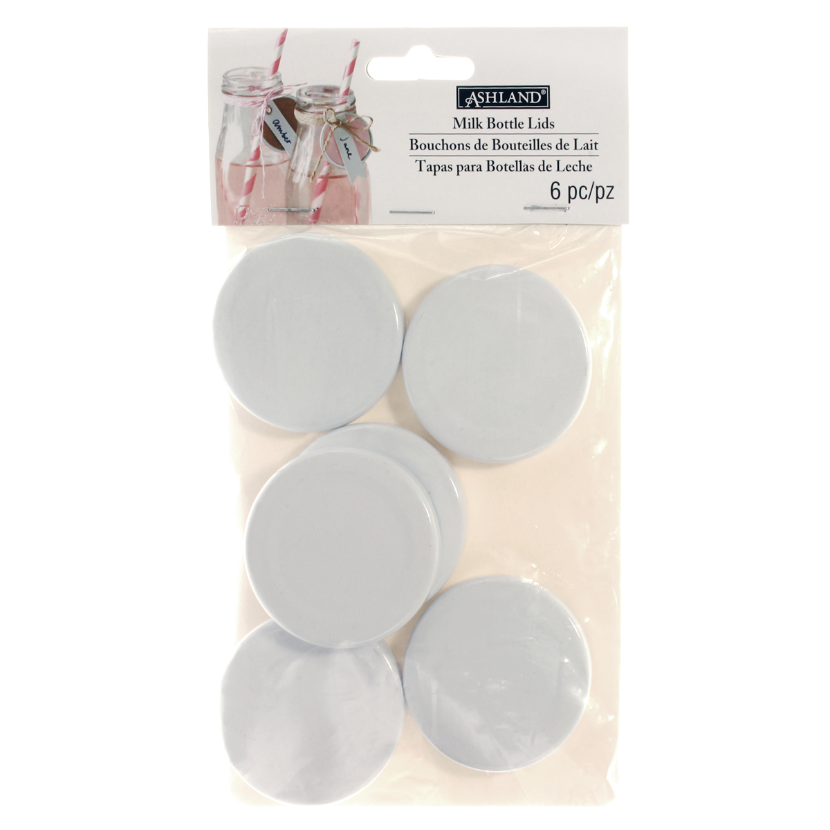 The White Milk Bottle Lids By Ashland At Michaels